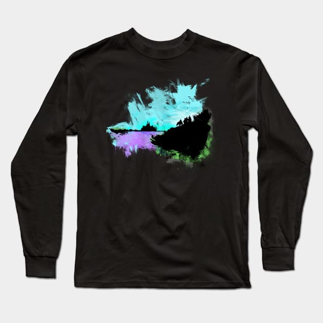 The Journey Begins... Long Sleeve T-Shirt by Beanzomatic